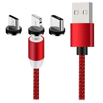 Baseus Flash Series II 3-i-1 Kabel CASS030001 - 1.2m - Svart