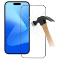 iPhone 15 Pro 9D Heltäckande Härdat Glas Skärmskydd - 9H - Svart Kant