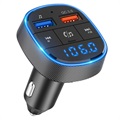 Billaddare & Bluetooth FM-sändare BC57 - Svart
