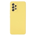 Samsung Galaxy A33 5G Liquid Silikonskal - Gul