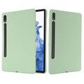 Samsung Galaxy Tab S8/S7 Liquid Silikonskal - Grön