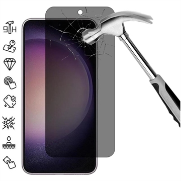 Samsung Galaxy S24 Härdat Glas Skärmskydd - 9H, 0.3mm - Privacy