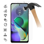 Motorola Moto G54 Härdat Glas Skärmskydd - 9H - Case Friendly - Klar