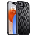 iPhone 15 iPaky Hybrid Skal - Kolfiber - Svart