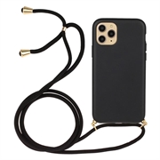 iPhone 15 Pro Max TPU-skal med Snodd - Svart